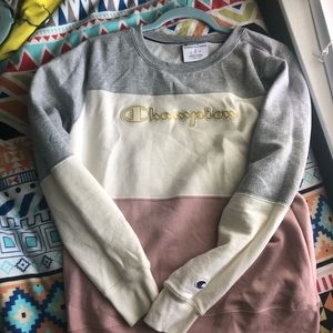 Champion color block sweatshirt